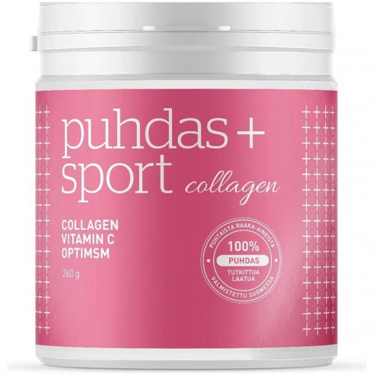 Puhdas+ Sport Collagen, C-vitamiini, Optimsm Пухдас +спорт коллаген мсм ,260 гр. Puhdas+ Sport Collagen, C-vitamiini, Optimsm Пухдас +спорт коллаген мсм ,260 гр.