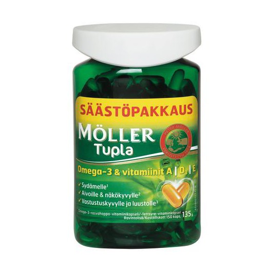 Möller Double Omega-3 Меллер дабл омега 3 рыбий жир 150 капсул Möller Double Omega-3 Меллер дабл омега 3 рыбий жир 150 капсул