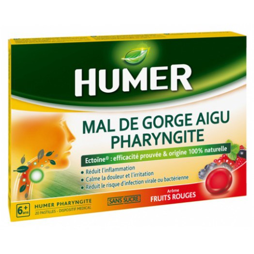 Humer Хьюмер Острый фарингит  20 таблеток