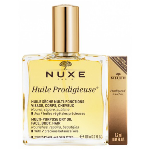 Nuxe Нюкс Huile Prodigieuse 100 мл + Prodigieux Le Parfum 1,2 мл бесплатно Nuxe Нюкс Huile Prodigieuse 100 мл + Prodigieux Le Parfum 1,2 мл бесплатно