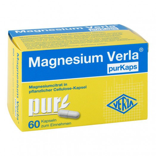MAGNESIUM VERLA purKaps vegane Kapseln z.Einnehmen магний верла веганские капсулы,60 шт MAGNESIUM VERLA purKaps vegane Kapseln z.Einnehmen магний верла веганские капсулы,60 шт