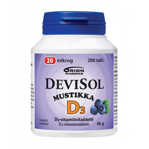 Devisol Blueberry Vitamin D Девисол черника 20 мкг жевательные таблетки ,200 шт Devisol Blueberry Vitamin D Девисол черника 20 мкг жевательные таблетки ,200 шт