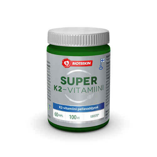 Bioteekin Super K2-vitamiini  Биотеккин витамин К 2 ,60 капсул