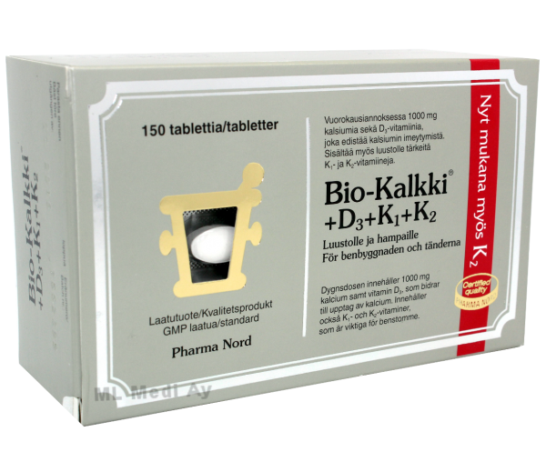 Pharma Nord Bio-Kalkki+D3+K1+K2 Фарма Норд кальций,D3 +K1+K2?150 таблеток Pharma Nord Bio-Kalkki+D3+K1+K2 Фарма Норд кальций,D3 +K1+K2?150 таблеток