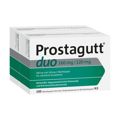 PROSTAGUTT  ПРОСТАГУТТ duo 160 мг/120 мг  мягкие капсулы,200  шт