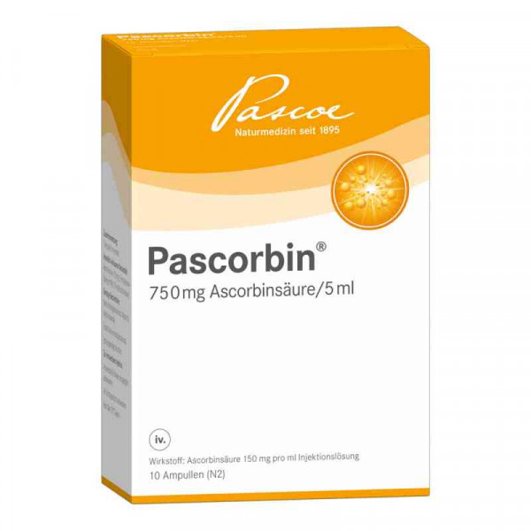 Pascorbin Паскорбин аскорбиновая кислота (вит С) инъекции 10* 5 мл Pascorbin Паскорбин аскорбиновая кислота (вит С) инъекции 10* 5 мл