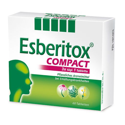 ESBERITOX COMPACT Эсберитокс компакт таблетки от постуды,60 шт ESBERITOX COMPACT Эсберитокс компакт таблетки от постуды,60 шт