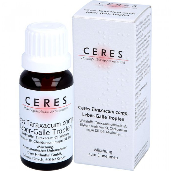 CERES TARAXACUM КОМП. ПЕЧЕНОЧНО-ЖЕЛЧНЫЕ КАПЛИ* 20МЛ CERES TARAXACUM КОМП. ПЕЧЕНОЧНО-ЖЕЛЧНЫЕ КАПЛИ* 20МЛ