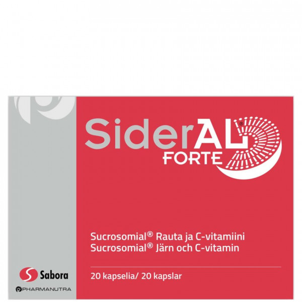 Sideral forte Сидерал форте 30 мг железо,20 капсул