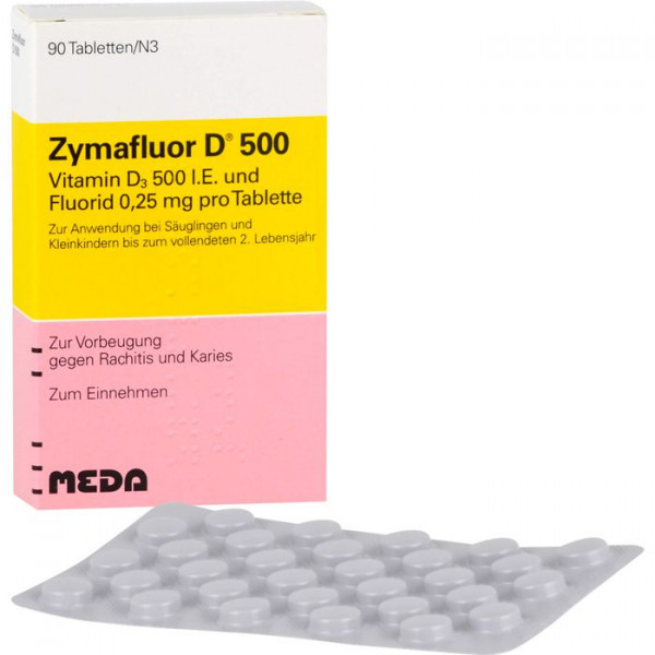 ZYMAFLUOR D 500 TABLETTEN ,90 таб