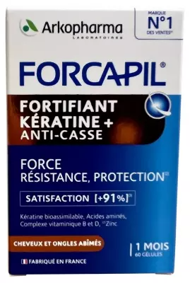 Аркофарма Тоник Forcapil Keratin+ 60 капсул Аркофарма Тоник Forcapil Keratin+ 60 капсул