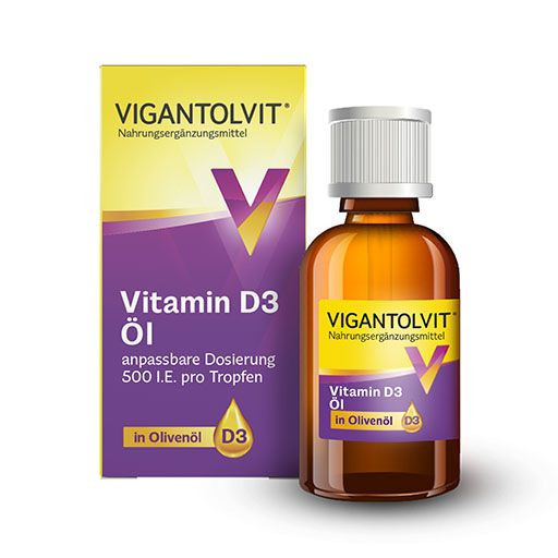 VIGANTOLVIT 500 I.E./TROPFEN D3 ÖL 10 ML Вигантолвит капли 500 Международных Единиц,10 мл VIGANTOLVIT 500 I.E./TROPFEN D3 ÖL 10 ML Вигантолвит капли 500 Международных Единиц,10 мл