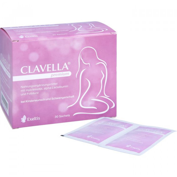 CLAVELLA ПРЕМИУМ при планировании беременности, 30X2,1 Г CLAVELLA ПРЕМИУМ при планировании беременности, 30X2,1 Г