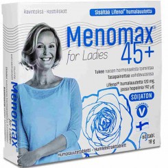 Hankintatukku Menomax Ханкинтатукку Меномакс 45+ фор Ледис, таблетки для женщин в менопаузе , 60 шт Hankintatukku Menomax Ханкинтатукку Меномакс 45+ фор Ледис, таблетки для женщин в менопаузе , 60 шт