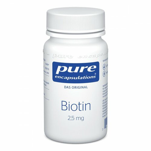 pure encapsulations Biotin 2.5mg,60 Stk. чистые капсулы Биотин 2,5мг,60 шт.