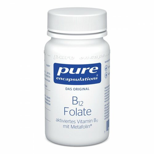 Pure Encapsulations B12 Folate,90 Stk. Чистые инкапсуляции B12 Фолат,90 шт.