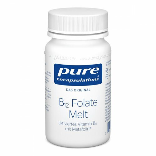 Pure Encapsulations B12 Folate Melt,90 Stk. Pure Encapsulations Расплав фолата B12,90 шт.