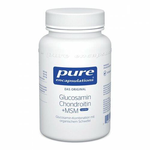 PURE ENCAPSULATIONS Glucosamin + Chondroitin+MSM,60 Stk. ЧИСТЫЕ ИНКАПСУЛЯЦИИ Глюкозамин + Хондроитин+МСМ,60 шт.