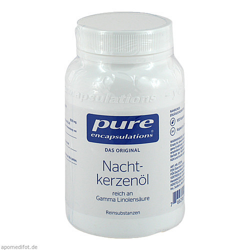 PURE ENCAPSULATIONS NACHTKERZENOEL,100 Stk. ЧИСТЫЕ ИНКАПСУЛЯЦИИ НОЧНОЙ ЗЕНОЭЛЬ,100 штук.