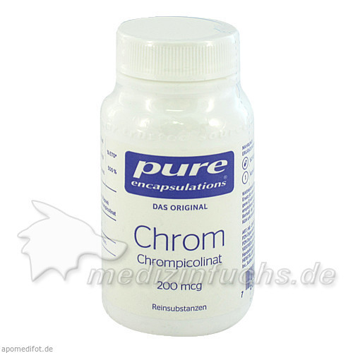 Pure encapsulations Kapseln Chrom 200mcg,60 Stk. Чистые капсулы капсулы хром 200 мкг,60 шт.