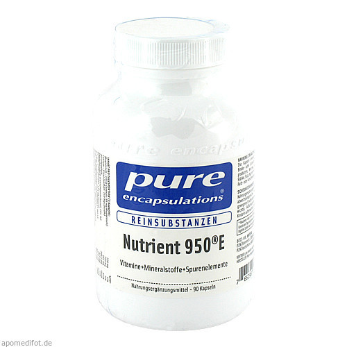PURE ENCAPSULATIONS Nutrient 950E,90 Stk. ЧИСТЫЕ ИНКАПСУЛЯЦИИ Nutrient 950E,90 шт.