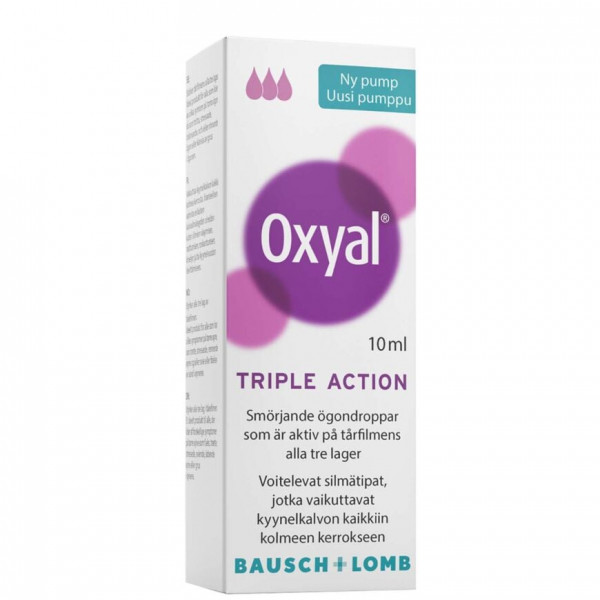 OXYAL КАПЛИ ТРОЙНОГО ДЕЙСТВИЯ ДЛЯ ГЛАЗ 10 МЛ OXYAL КАПЛИ ТРОЙНОГО ДЕЙСТВИЯ ДЛЯ ГЛАЗ 10 МЛ