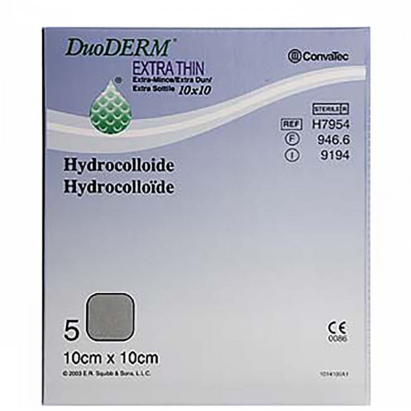 DUODERM EXTRA THIN 10X10CM Дуодерма экстра тонкая ,5 шт DUODERM EXTRA THIN 10X10CM Дуодерма экстра тонкая ,5 шт