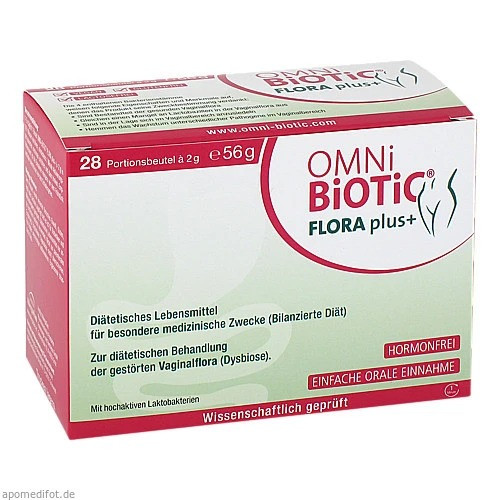 OMNi BiOTiC Flora plus+ Омнибиотик Флора Плюс 28x2 гр. OMNi BiOTiC Flora plus+ Омнибиотик Флора Плюс 28x2 гр.
