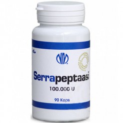 Serrapeptaasi 100000 U Серрапептаза 100000 единиц 90 капсул