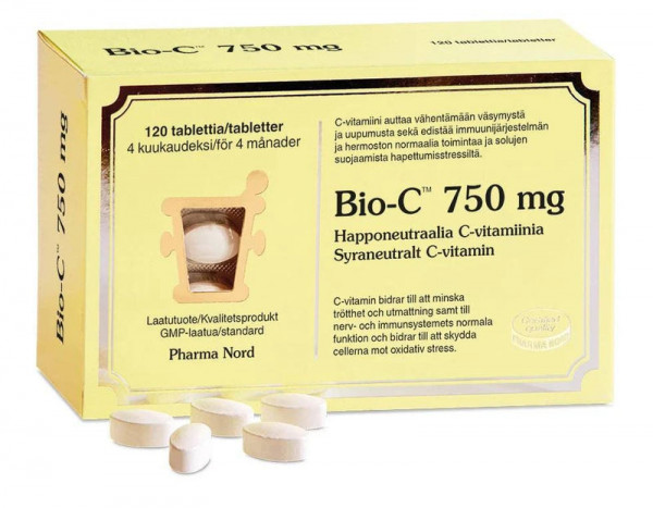 Pharma Nord Bio-C - C-vitamiini 750 mg витамин С ,120 таблеток Pharma Nord Bio-C - C-vitamiini 750 mg витамин С ,120 таблеток