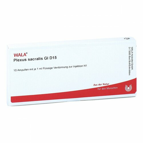 PLEXUS SACRALIS GL D15,10x1 ml ПЛЕКСУС САКРАЛИС GL D15, жидкий раствор для инъекций,10x1 мл