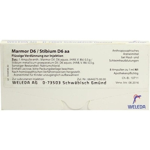 MARMOR D 6 STIB D 6 AA,8x1 ml БРОНЯ Д 6 СТИБ Д 6 АА,8x1 мл MARMOR D 6 STIB D 6 AA,8x1 ml БРОНЯ Д 6 СТИБ Д 6 АА,8x1 мл