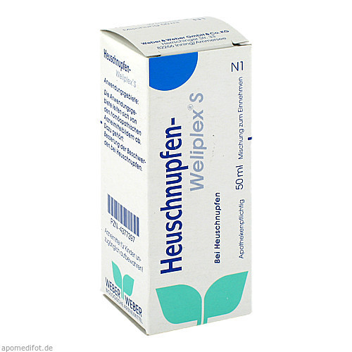 Heuschnupfen-Weliplex S,50 ml Сенная лихорадка Weliplex S,50 мл Heuschnupfen-Weliplex S,50 ml Сенная лихорадка Weliplex S,50 мл