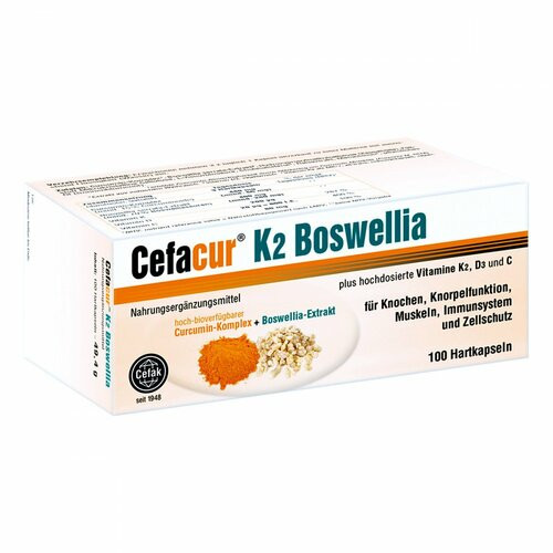 Cefacur K2 Boswellia,100 Stk. Цефакур К2 Босвеллия,100 шт. Cefacur K2 Boswellia,100 Stk. Цефакур К2 Босвеллия,100 шт.