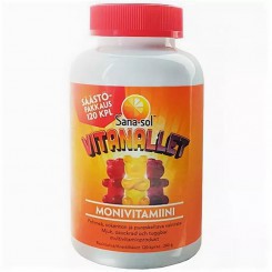 Sana-Sol Vitanallet поливитамины для детей 120 шт