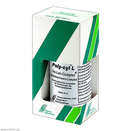 Poly-cyl L Ho-Len-Complex Gelenkschmerz-Complex,50 ml Поли-цил Л Хо-Лен-Комплекс от боли в суставах,50 мл Poly-cyl L Ho-Len-Complex Gelenkschmerz-Complex,50 ml Поли-цил Л Хо-Лен-Комплекс от боли в суставах,50 мл