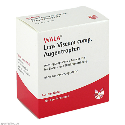 Lens Viscum comp. Augentropfen,30x0,5 ml Вязкая линза комп. Аугентропфен,30х0,5 мл Lens Viscum comp. Augentropfen,30x0,5 ml Вязкая линза комп. Аугентропфен,30х0,5 мл