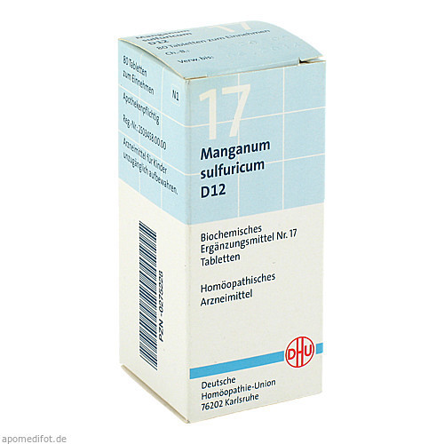 BIOCHEMIE DHU 17 MANGANUM SULFURICUM D12,80 Stk. БИОХИМИЯ DHU 17 MANGANUM SULFURICUM D12,80 шт. BIOCHEMIE DHU 17 MANGANUM SULFURICUM D12,80 Stk. БИОХИМИЯ DHU 17 MANGANUM SULFURICUM D12,80 шт.