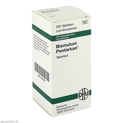 BISMUTUM PENTARKAN,200 Stk. ВИСМУТ ПЕНТАРКАН,200 шт. BISMUTUM PENTARKAN,200 Stk. ВИСМУТ ПЕНТАРКАН,200 шт.
