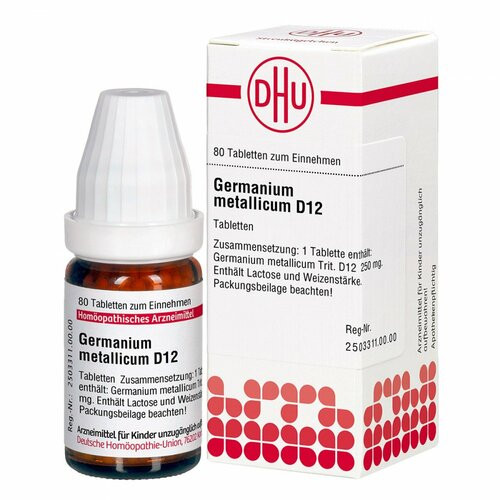 GERMANIUM METALLICUM D12,80 Stk. НЕМЕЦКИЙ МЕТАЛЛИК D12,80 шт.