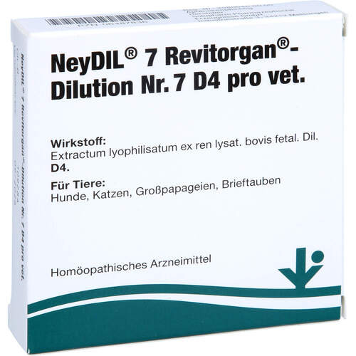 NEYDIL Nr.7 Revitorgan Dil.D 4 pro Ampullen vet.,5x2 ml НЕЙДИЛ №7 Ревиторган Дил.Д 4 про Ампуллен вет.,5x2 мл