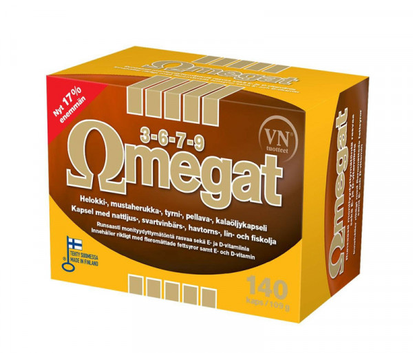 Via Naturale Omegat 3-6-7-9 ,140 капсул