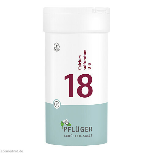 Biochemie Pflüger Nr. 18 Calcium sulfuratum D 6,400 Stk. Биохимия Пфлюгера № 18 Кальций серный D 6,400 шт.