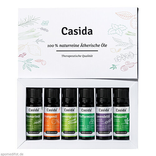 Ätherische Öle Set Naturrein Top 6 Aromatherapie,60 ml Набор эфирных масел Natural Top 6 для ароматерапии,60 мл