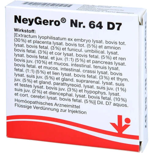 NeyGero Nr. 64 D7  НейГеро № 64 Д7,10 ампул