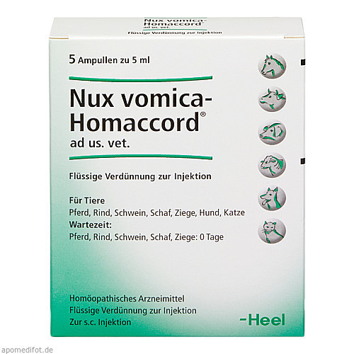 NUX VOMICA HOMACCORD ad us.vet.Ampullen,5 Stk. NUX VOMICA HOMACCORD ad us.vet.Ампулы,5 шт. NUX VOMICA HOMACCORD ad us.vet.Ampullen,5 Stk. NUX VOMICA HOMACCORD ad us.vet.Ампулы,5 шт.