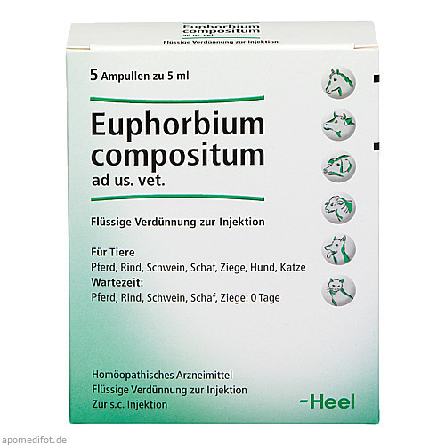 EUPHORBIUM COMPOSITUM ad us.vet.Ampullen,5x5 ml ЭУФОРБИЙ КОМПОЗИТ ad us.vet.Ampullen,5x5 мл EUPHORBIUM COMPOSITUM ad us.vet.Ampullen,5x5 ml ЭУФОРБИЙ КОМПОЗИТ ad us.vet.Ampullen,5x5 мл