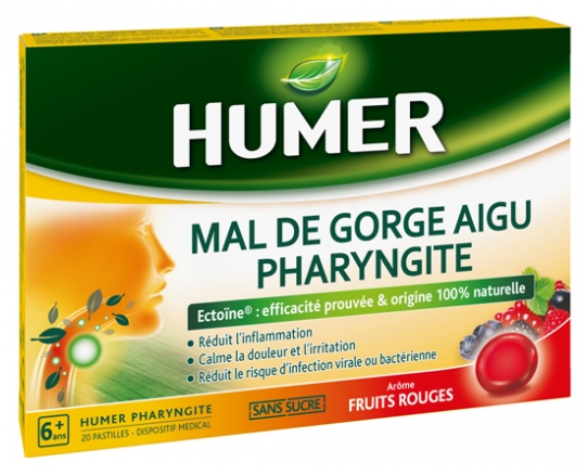 Humer Хьюмер Острый фарингит  20 таблеток