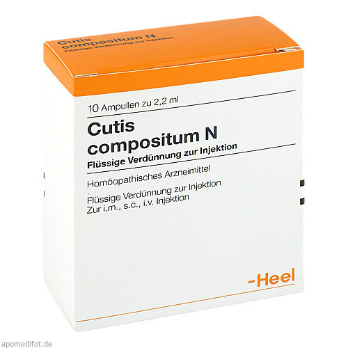 Cutis compositum N,10 Stk. Комбинированная кожа Нет,10 шт. Cutis compositum N,10 Stk. Комбинированная кожа Нет,10 шт.