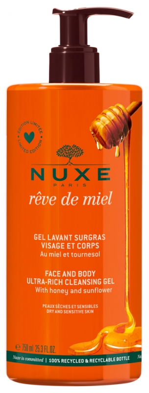 Nuxe Rêve de Miel Нюкс Гель-лавант Surgras 750 мл Nuxe Rêve de Miel Нюкс Гель-лавант Surgras 750 мл